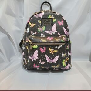 Loungefly Multicolor Pokemon Butterfly Mini Backpack - Black